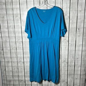 Garnet Hill blue dress size medium